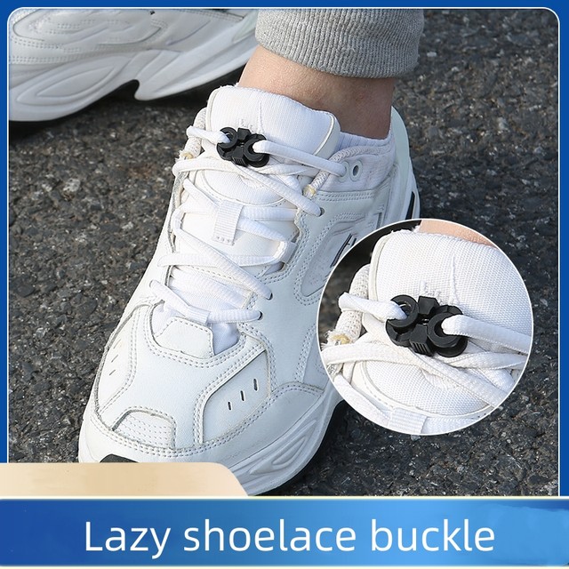 Lock Laces Tie Elastic Shoe, Shoelace Clips Shoes